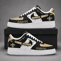 New Orleans Saints | Premium NFL Fear The Team AF1 Sneakers Personalized - VA37442