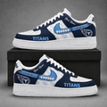 Tennessee Titans | Premium NFL Fear The Team AF1 Sneakers Personalized - VA37444
