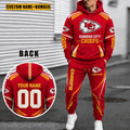 Kansas City Chiefs Personalized Combo Hoodie And Sweatpants Gift For Fan VA1019