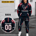Houston Texans Personalized Combo Hoodie And Sweatpants Gift For Fan VA1023