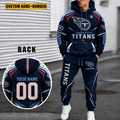 Tennessee Titans Personalized Combo Hoodie And Sweatpants Gift For Fan VA1028