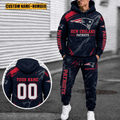 New England Patriots Personalized Combo Hoodie And Sweatpants Gift For Fan VA1046