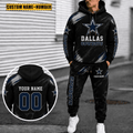 Dallas Cowboys Personalized Combo Hoodie And Sweatpants Gift For Fan VA1065