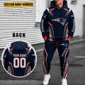 New England Patriots Personalized Combo Hoodie And Sweatpants Gift For Fan VA1085