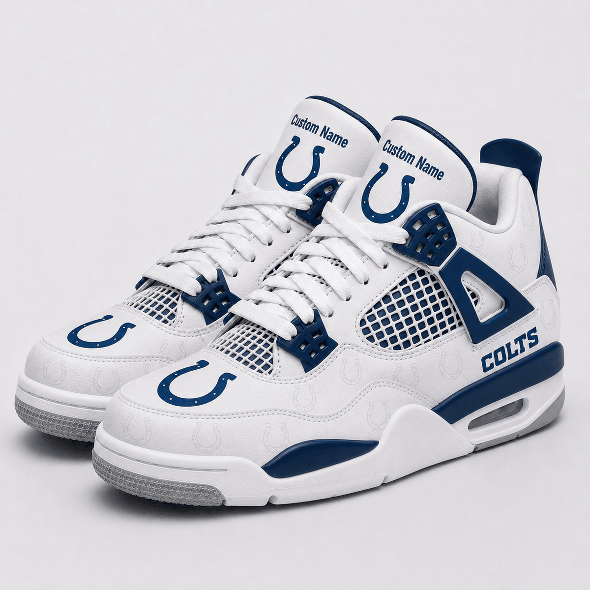 Indianapolis Colts Personalized AJ4 Sneaker VA329