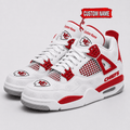 Kansas City Chiefs Personalized AJ4 Sneaker VA336