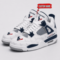 Houston Texans Personalized AJ4 Sneaker VA340