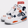 Chicago Bears Personalized AJ4 Sneaker VA343