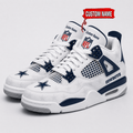 Dallas Cowboys Personalized AJ4 Sneaker VA345