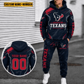 Houston Texans Personalized Combo Hoodie And Sweatpants Gift For Fan VAN3124