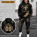 New Orleans Saints Personalized Combo Hoodie And Sweatpants Gift For Fan VAN40044