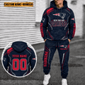 New England Patriots Personalized Combo Hoodie And Sweatpants Gift For Fan VAN5004