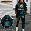 Miami Dolphins Personalized Combo Hoodie And Sweatpants Gift For Fan VAN6126