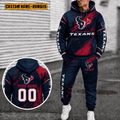 Houston Texans Personalized Combo Hoodie And Sweatpants Gift For Fan VAN6132