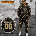 New Orleans Saints Personalized Combo Hoodie And Sweatpants Gift For Fan VAN8246
