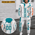 Miami Dolphins Personalized Combo Hoodie And Sweatpants Gift For Fan VAN91105