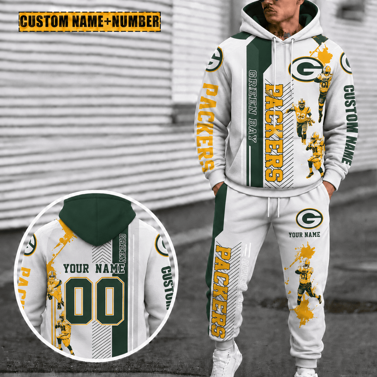 Green Bay Packers Personalized Combo Hoodie And Sweatpants Gift For Fan VAN91113