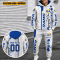 Los Angeles Rams Personalized Combo Hoodie And Sweatpants Gift For Fan VAN91119