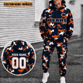 Chicago Bears Personalized Combo Hoodie And Sweatpants Gift For Fan VAN4066