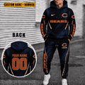 Chicago Bears Personalized Combo Hoodie And Sweatpants Gift For Fan VAN6628