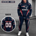 New England Patriots Personalized Combo Hoodie And Sweatpants Gift For Fan VAN55215