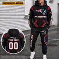 New England Patriots Personalized Combo Hoodie And Sweatpants Gift For Fan VAN44104