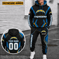 Los Angeles Chargers Personalized Combo Hoodie And Sweatpants Gift For Fan VAN44115