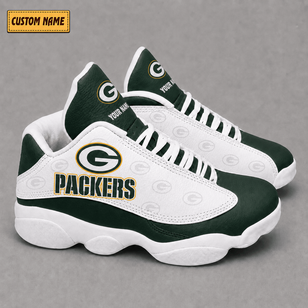 Green Bay Packers Chiefs Air JD13 Sneakers VA338926