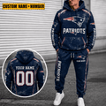New England Patriots Personalized Combo Hoodie And Sweatpants Gift For Fan VAN77154