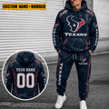Houston Texans Personalized Combo Hoodie And Sweatpants Gift For Fan VAN77163
