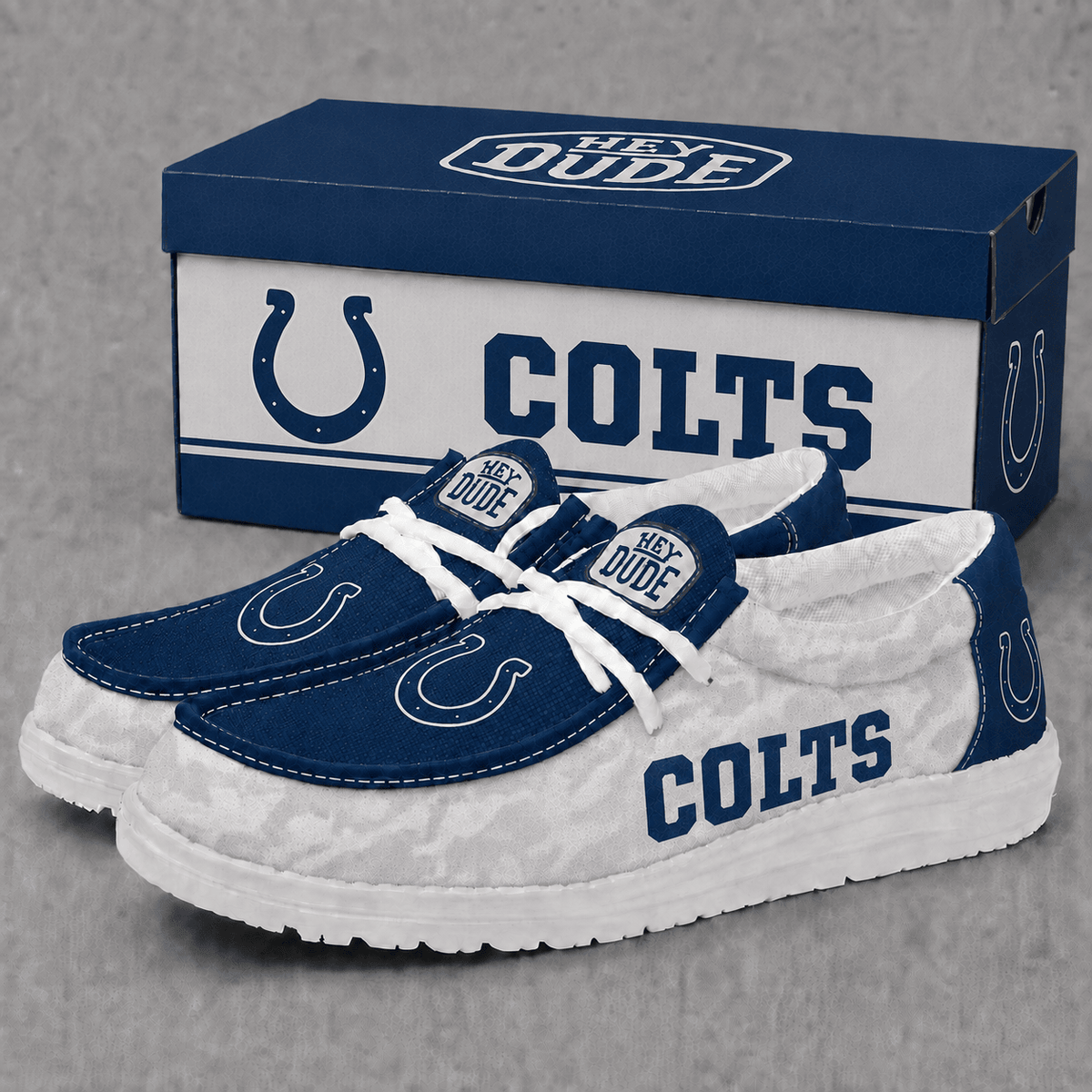 Indianapolis Colts | Premium NFL Football Field Fan Loafer Shoes - VA22512