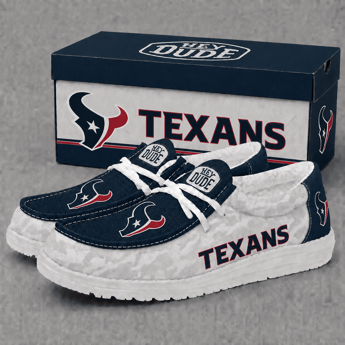 Houston Texans | Premium NFL Football Field Fan Loafer Shoes - VA22523
