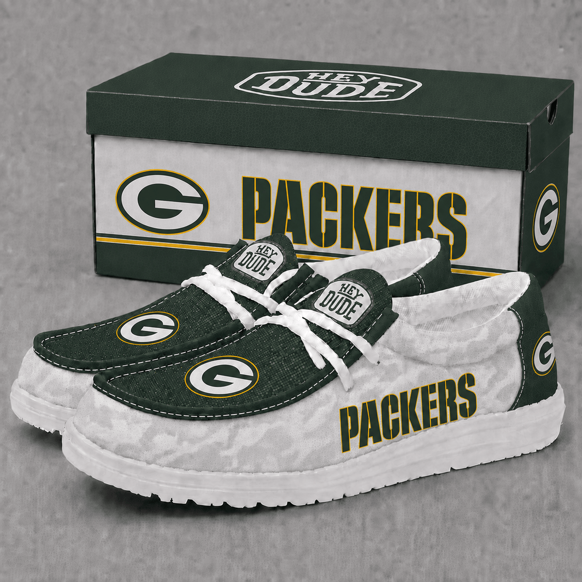 Green Bay Packers | Premium NFL Football Field Fan Loafer Shoes - VA22526