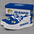 Los Angeles Rams | Premium NFL Football Field Fan Loafer Shoes - VA22534