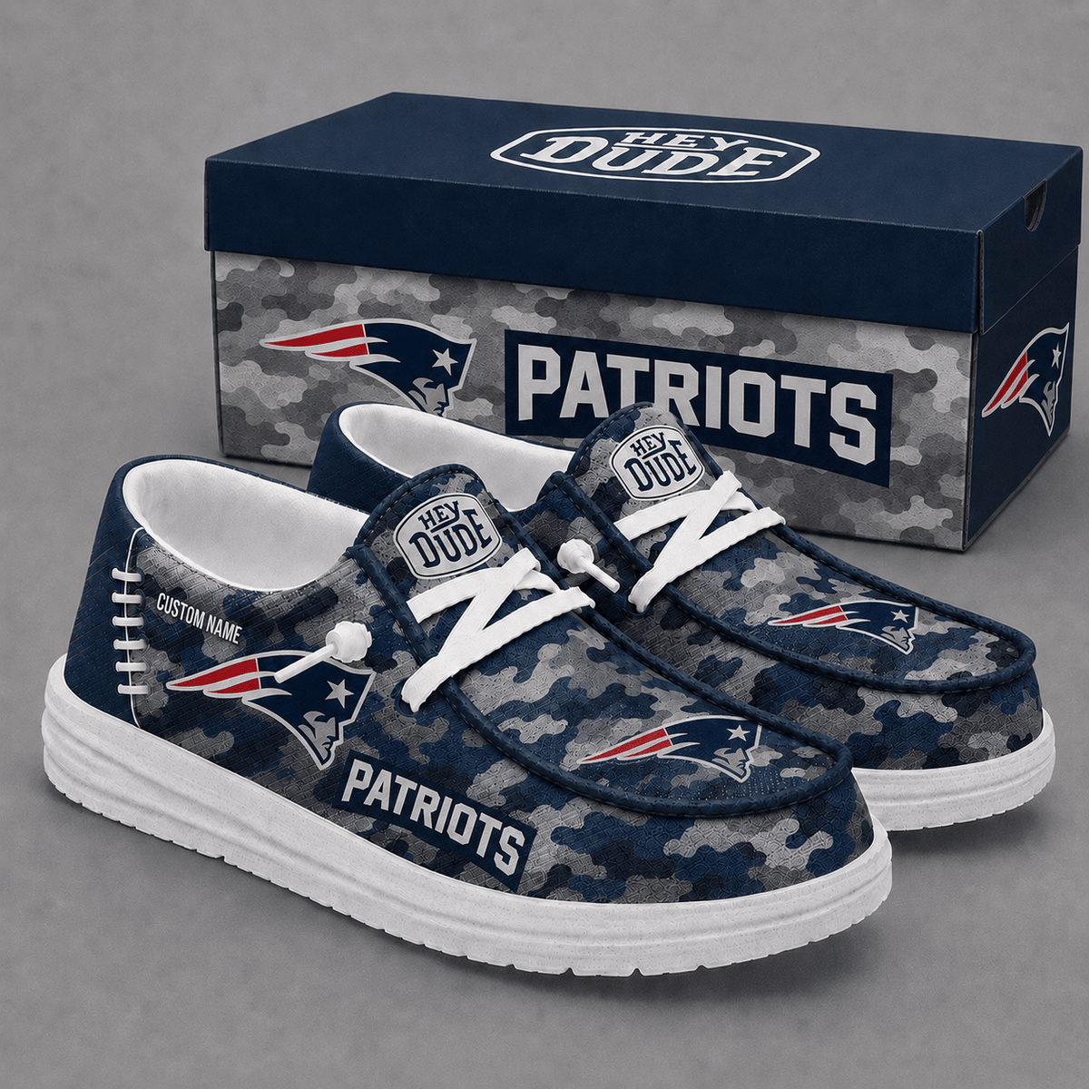 New England Patriots Personalized | Premium Loafer Shoes - VA23645