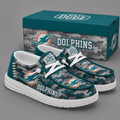 Miami Dolphins Personalized | Premium Loafer Shoes - VA23648