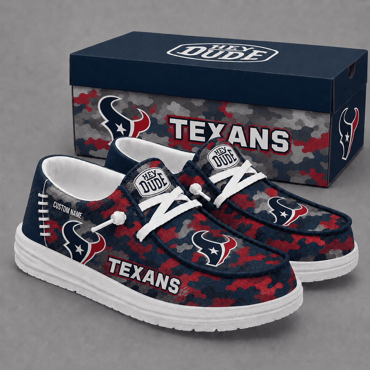 Houston Texans Personalized | Premium Loafer Shoes - VA23654
