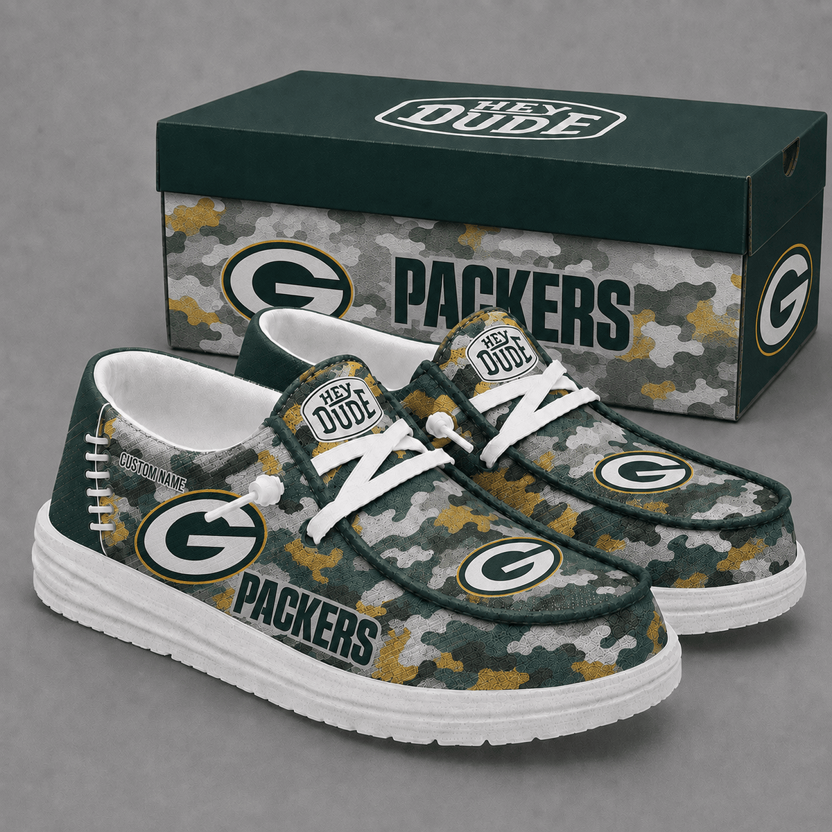 Green Bay Packers Personalized | Premium Loafer Shoes - VA23658