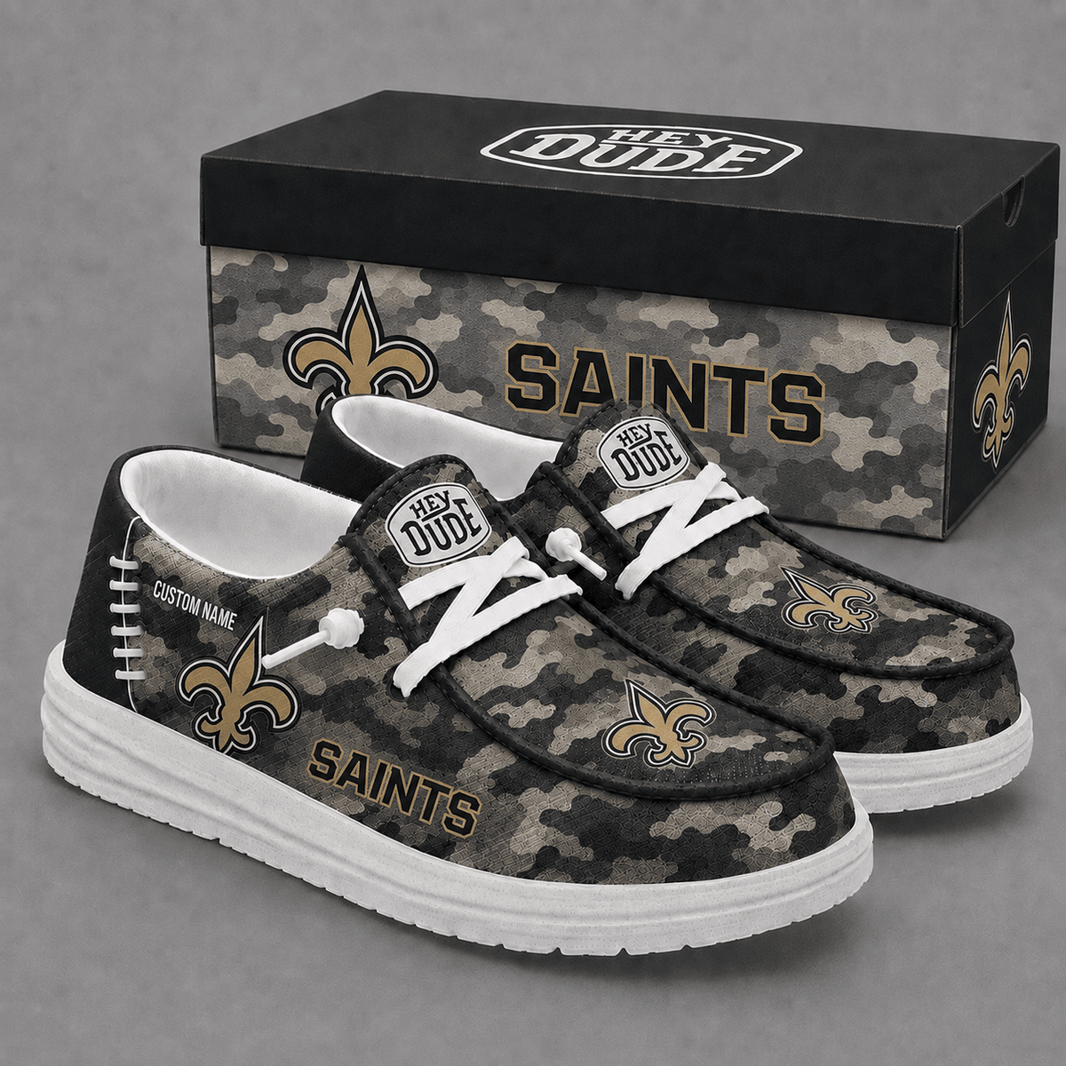 New Orleans Saints Personalized | Premium Loafer Shoes - VA23672