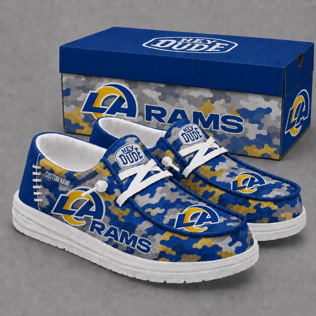 Los Angeles Rams Personalized | Premium Loafer Shoes - VA23666