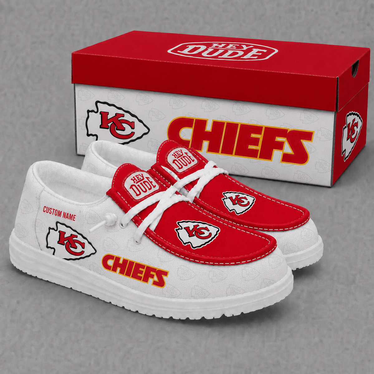 Kansas City Chiefs Personalized | Premium Loafer Shoes - VA52717