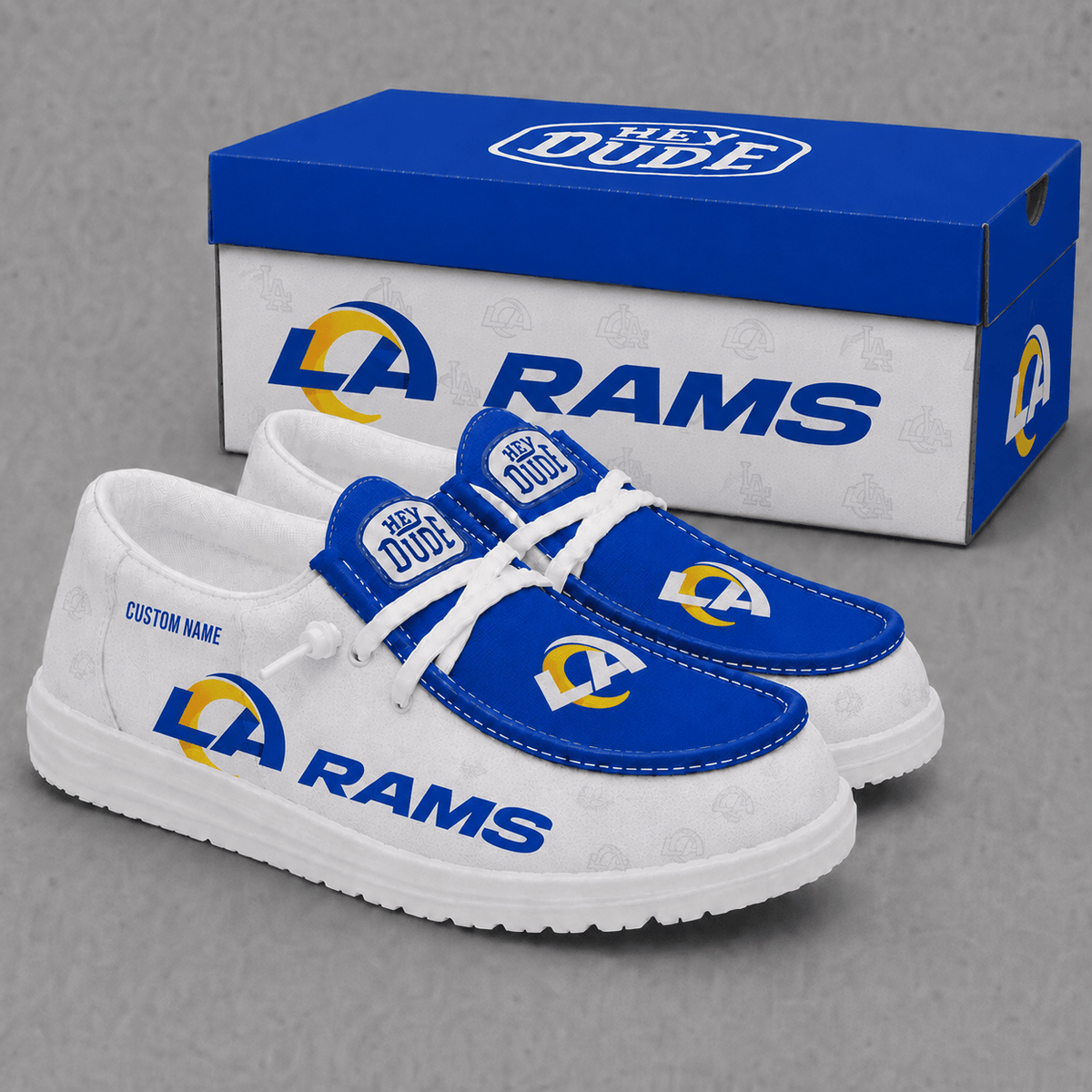 Los Angeles Rams Personalized | Premium Loafer Shoes - VA52732