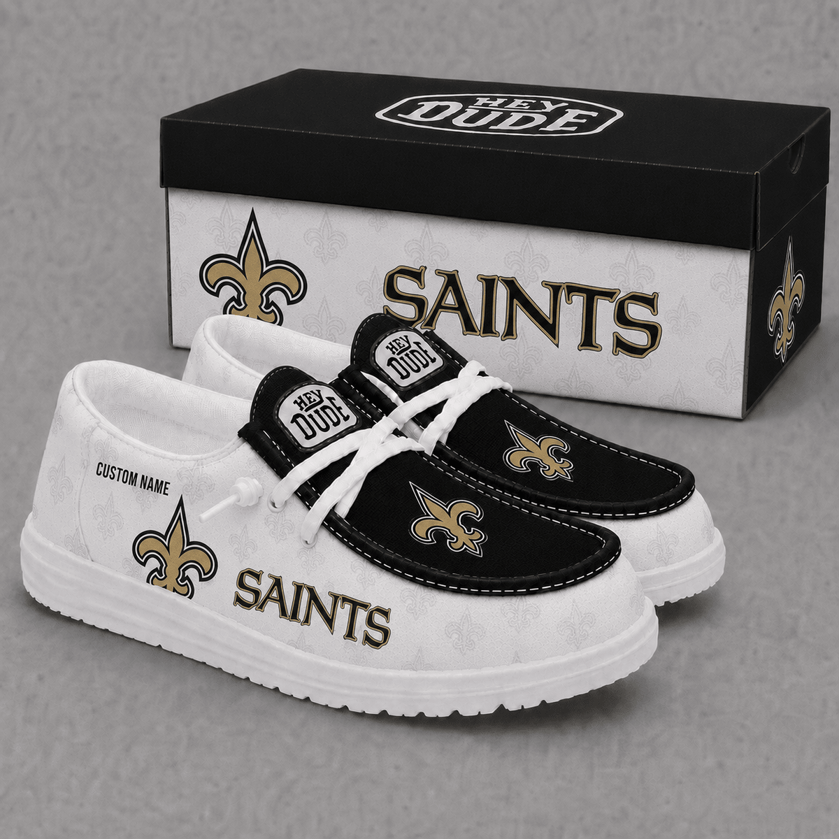 New Orleans Saints Personalized | Premium Loafer Shoes - VA52738