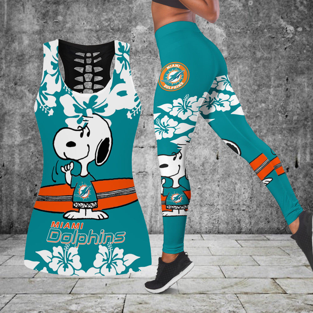 Miami Dolphins Leggings And Tank Top BG270