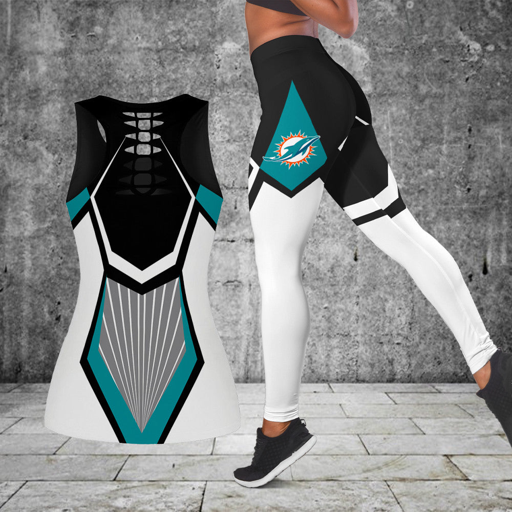 Miami Dolphins Combo Tank Top And Leggings BG325