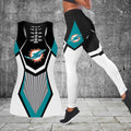 Miami Dolphins Combo Tank Top And Leggings BG325