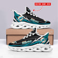 Miami Dolphins Personalized Yezy Running Sneakers SPD436