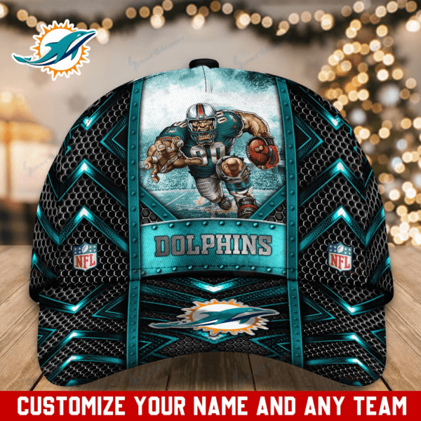 Miami Dolphins Personalized Classic Cap BB259