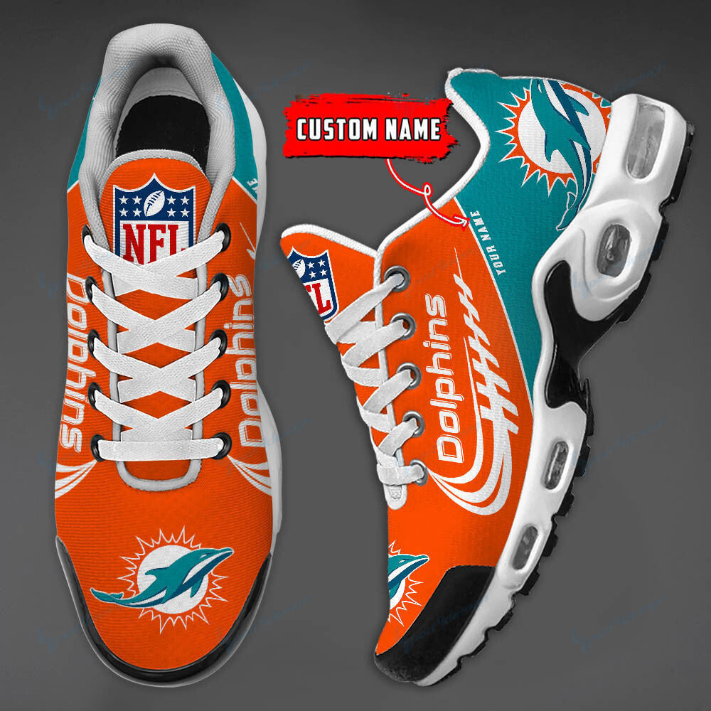 Miami Dolphins Personalized Plus  Sneakers BG17