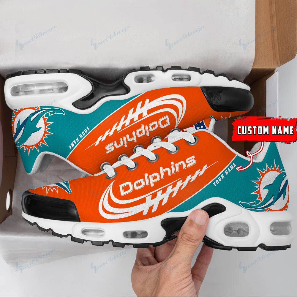 Miami Dolphins Personalized Plus  Sneakers BG17